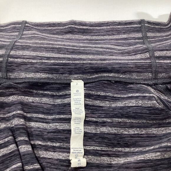 Lululemon Stride Athletic Jacket Zip Front Hooded Sweatshirt Black Gray 2 - Picture 6 of 9